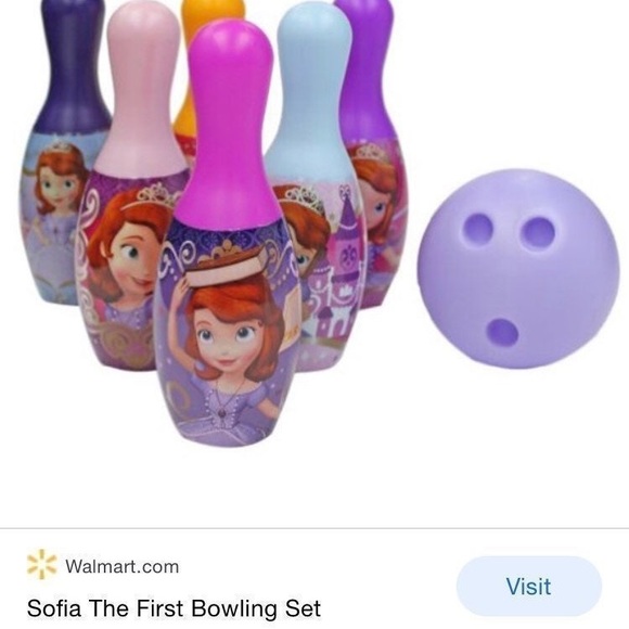 Sofia the first bowling kids set - Picture 3 of 3